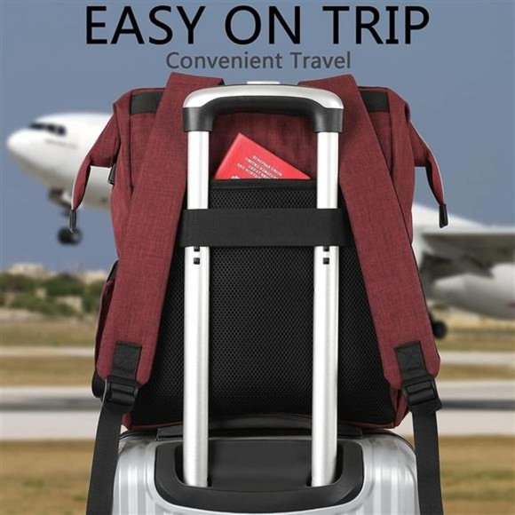 Laptop Backpack For Women Work, 15.6 Inch Computer Backpack for Teacher - Picture 5 of 6